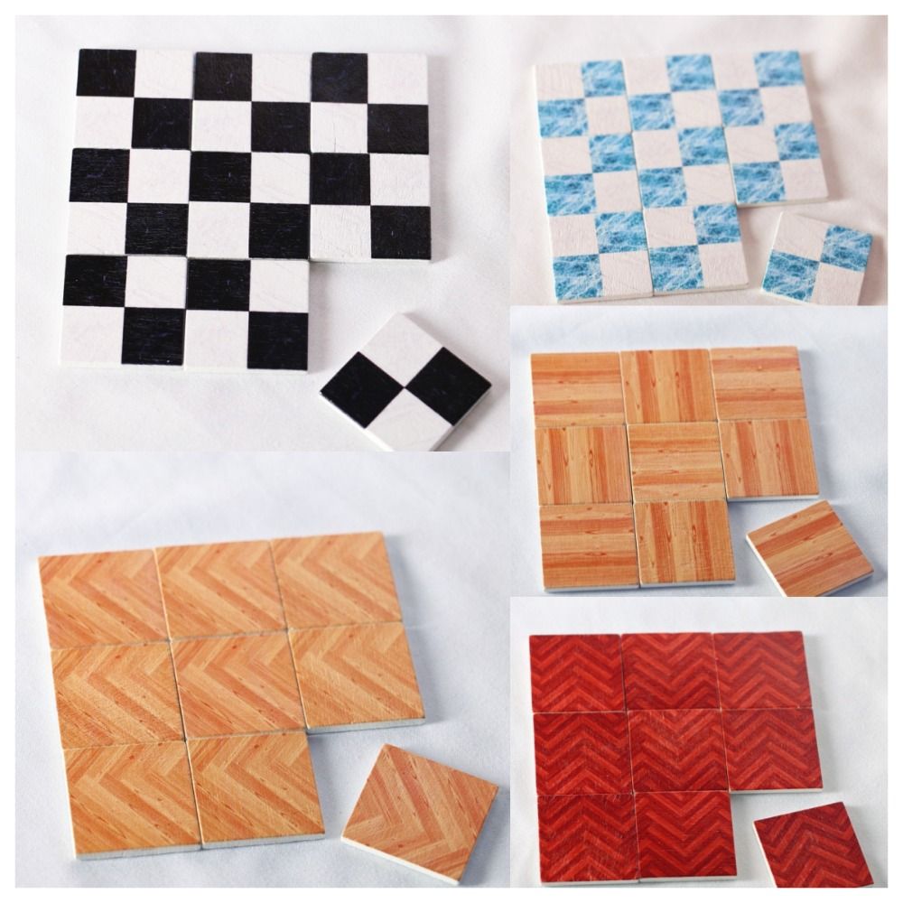 9pcs/set 1:6/1:12 Dollhouse Fu - Ceramic Tile Floor recensie en prijs