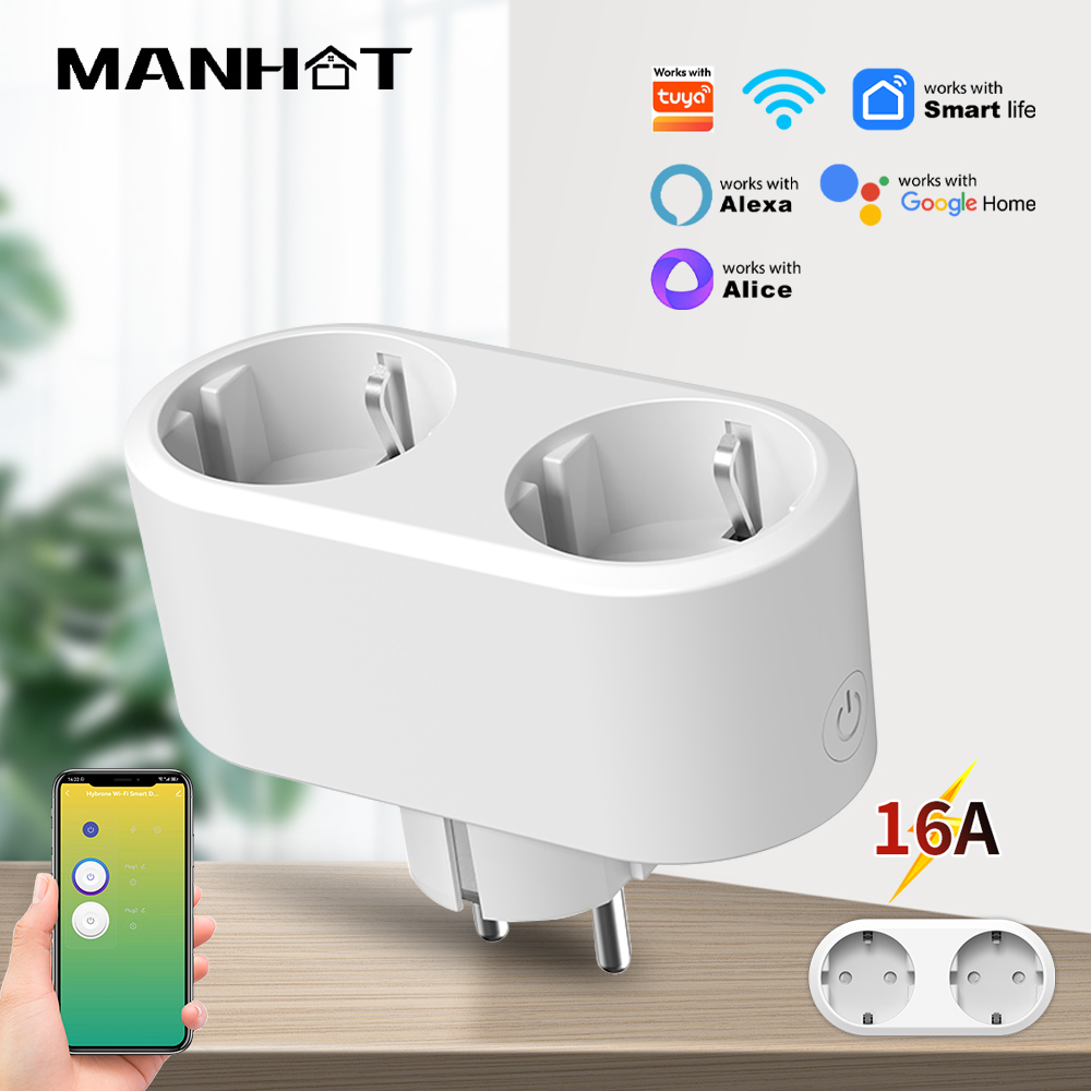 WiFi Smart Plug Dual Outlet 16 - Timer Dual Outlet recensie en prijs