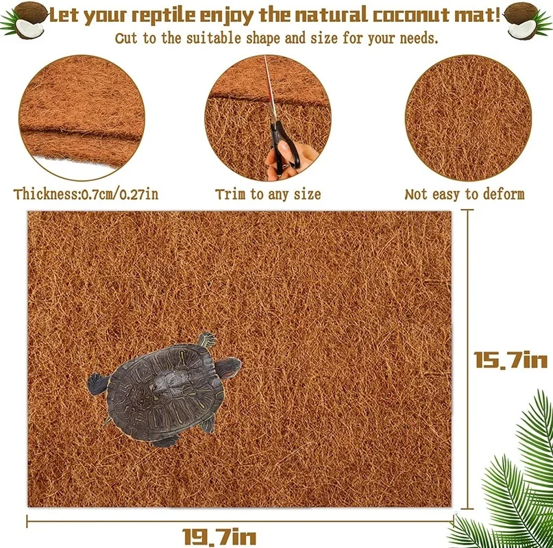 Reptile Carpet Natural Coconut - Substrate Coconut Fiber recensie en prijs