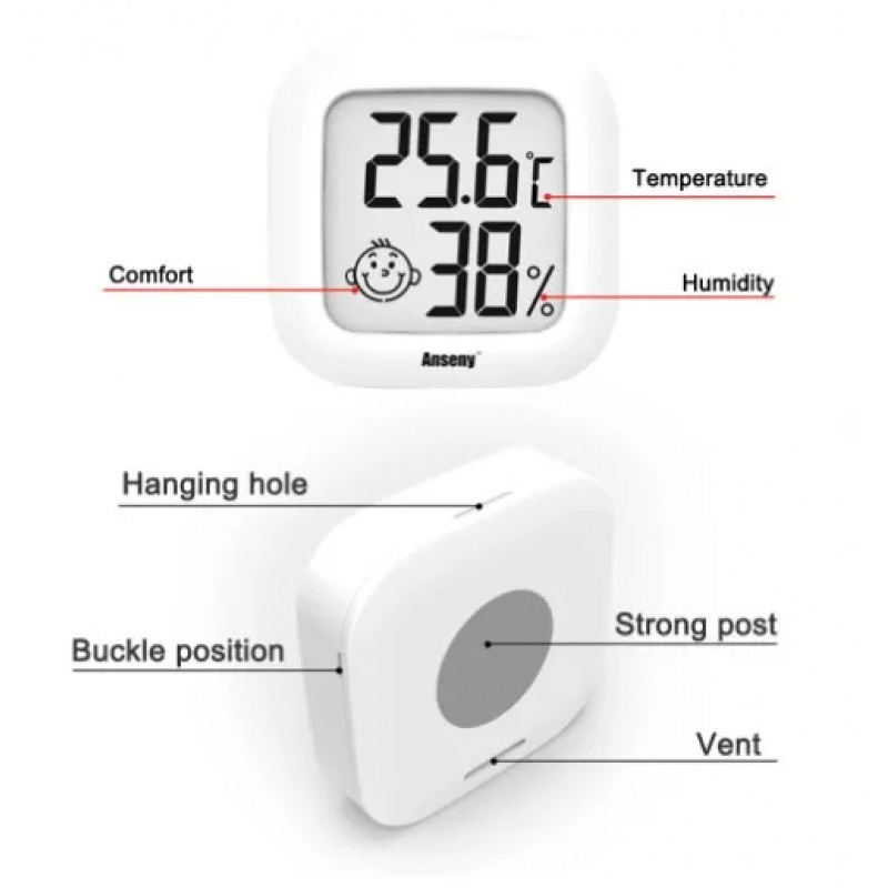 LCD Digital Thermometer Hygrom - Digital Hygrometer Probe recensie en prijs