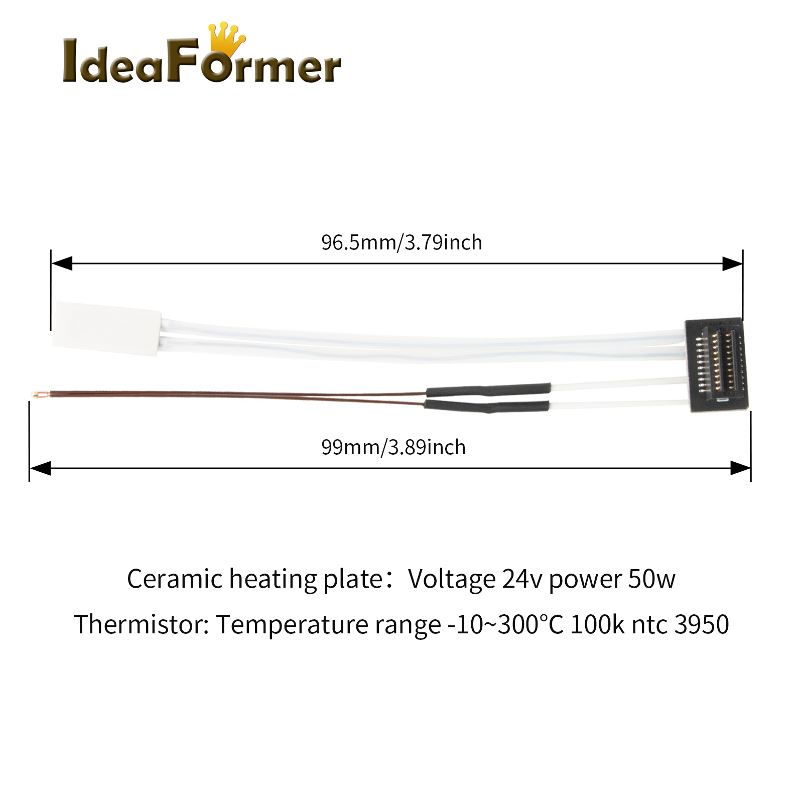 Thermistor For Bambu Lab P1P H - Ceramic Heat Emitter recensie en prijs