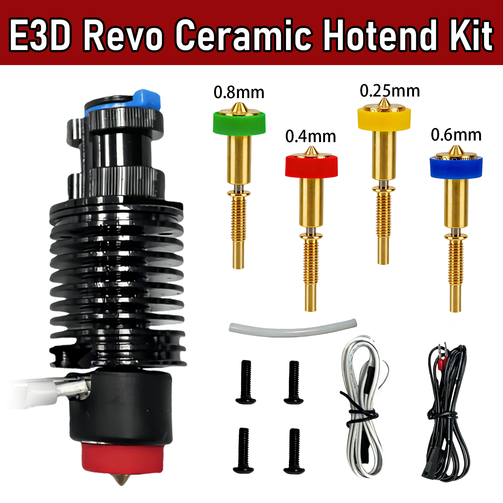 For E3D Revo Hotend Kit V6 Rad - Ceramic Heat Emitter recensie en prijs
