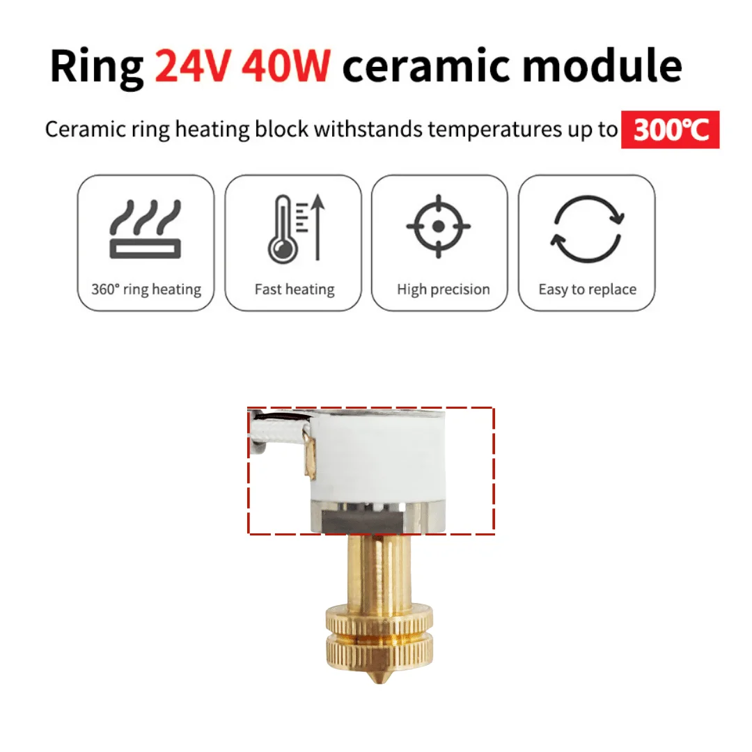 For E3D Revo Hotend Kit V6 Rad - Ceramic Heat Emitter recensie en prijs